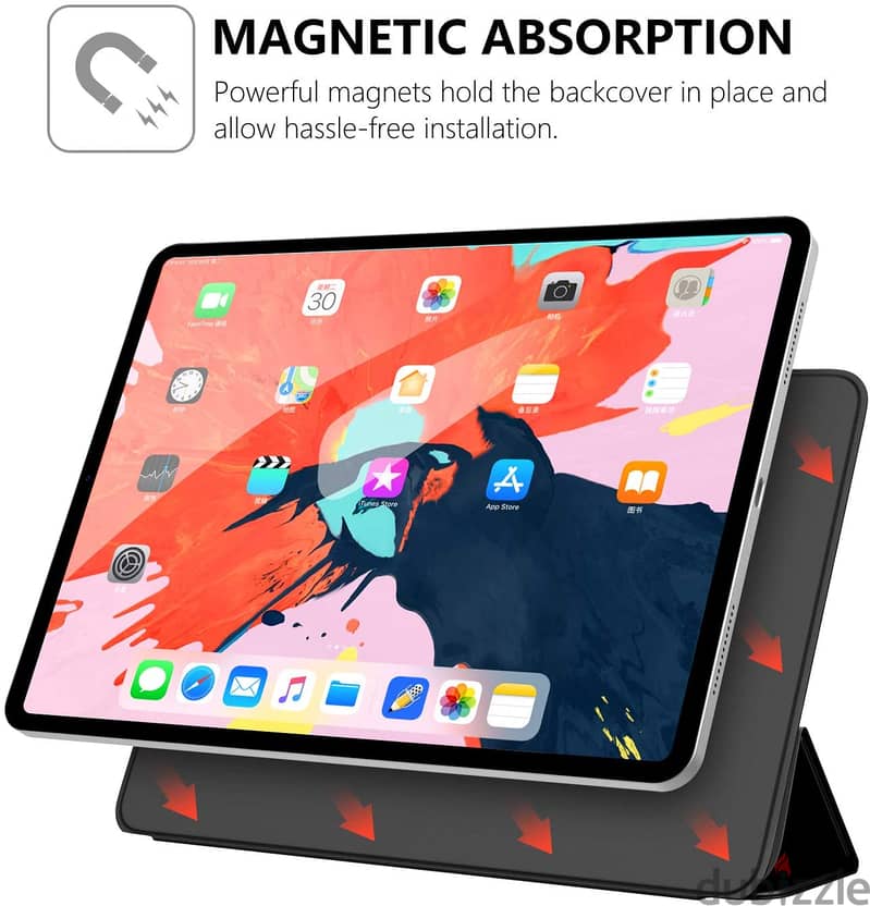 MoKo Smart Folio Case Fit iPad Pro 12.9" 2018 4