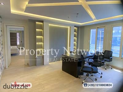 Fully finished and furnished Office Space for Sale – Al Mohandeseen , Ready to move , prime location, 1st Floor