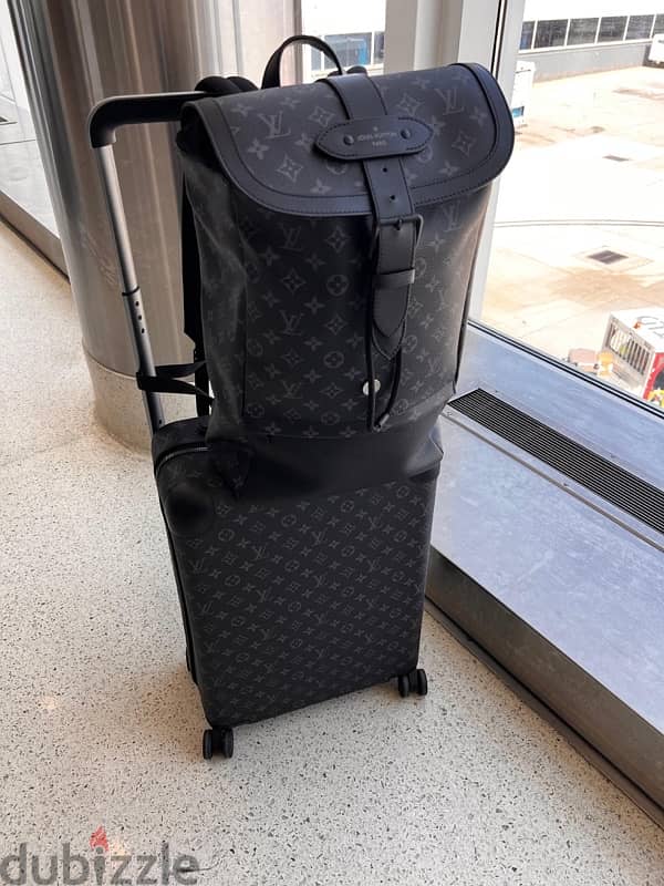 Louis Vuitton Horizon 55 Monogram Eclipse Black 7