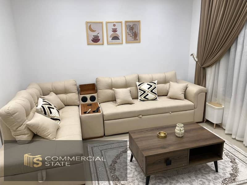 1 Bedrooms 88 sq.M Apartment for rent 40,000 EGP in Palm Hills New Cairo Compound, 5th Settlement