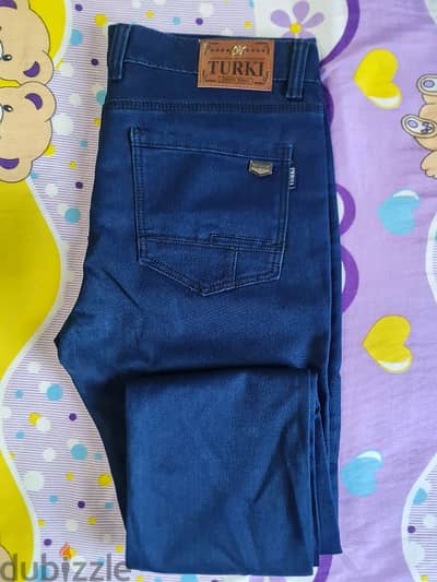 regular fit jeans بنطلون جينز
