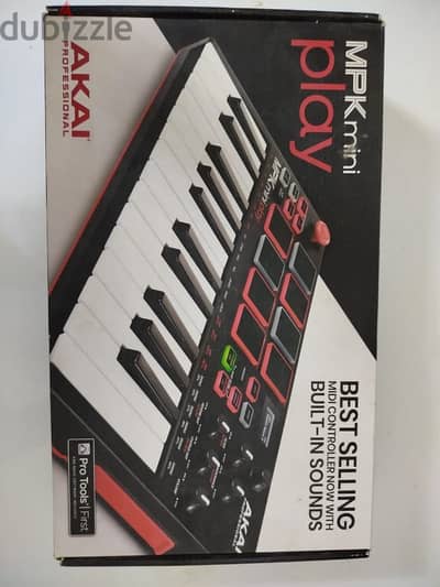 ميدي كيبورد اتنين اوكتاف akai mpk mini pley