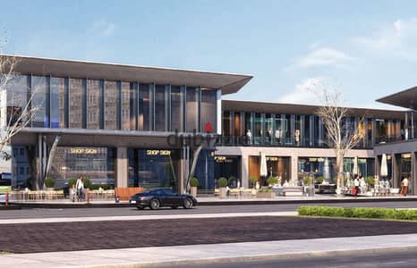 Shop with outdoor area in Centrada Hub on Waslet Dahshur near Arkan Plaza