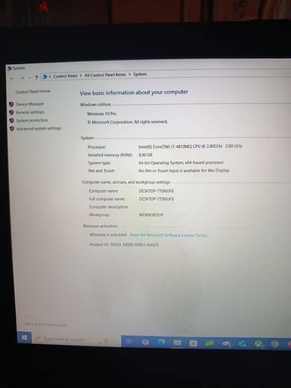 Laptop Dell Latitude e6540 برجاء قراءه الاعلان جيدا 1