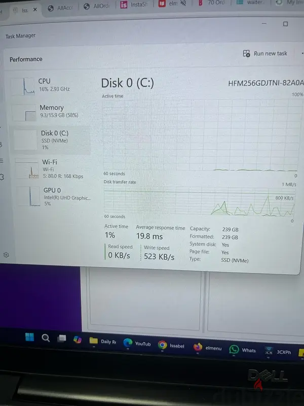 Portátil Dell en venta
