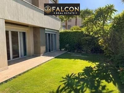 Apartment for sale (167 m + 190 m garden) in Sarai Compound, Mostakbal City, next to Madinaty and Marriott Hotel