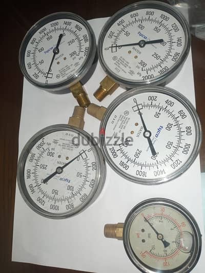 عدادات ضغط 20 بار معتمده ماركة تايكو و أخرى