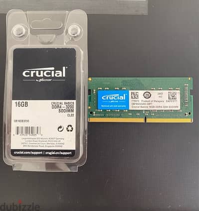 Ram 16 ddr4 3200 حالتها جديده يعتبر