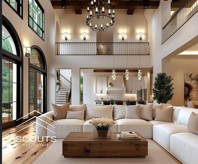 fully finished luxury villa for sale in hyde park new cairo fifth Settlement ready to move mins away from AUC and golden square