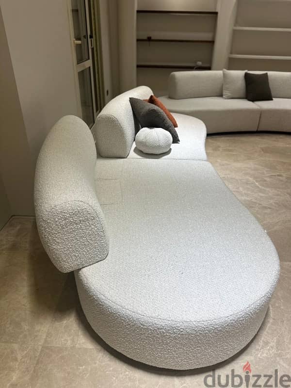 2 sofas set with mechanism bonbon style from saloni 3