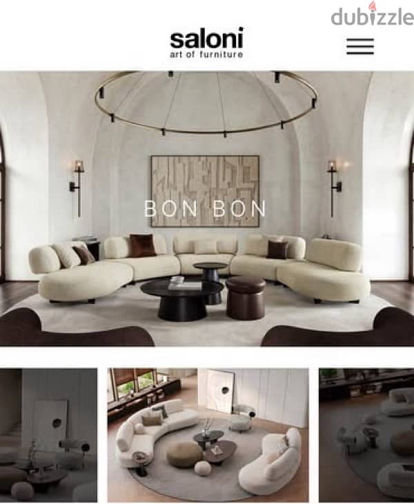 2 sofas set with mechanism bonbon style from saloni 4
