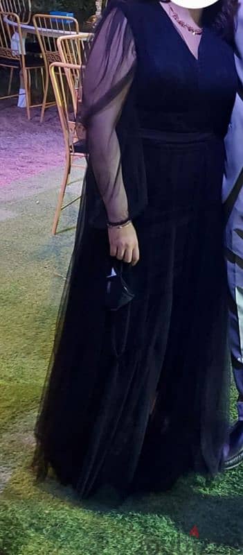 فستان سواريه اسود