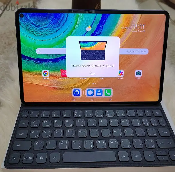 Tableta HUAWEI MATEPAD PRO 10.8 como nueva, sin arañazos, con soporte para tarjeta SIM 4G y teclado