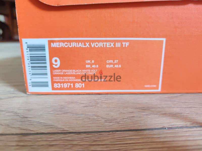 Original Nike MercurialX Vortex 3 TF Cleats 4