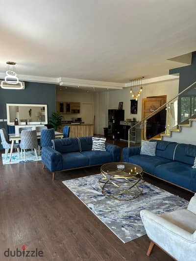 Furnished Duplex in Beverly Hills – Casa 3 Bedrooms + Nanny’s Room – 3 Bathrooms – Fully AC – Premium compound with full facilities & security