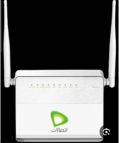 راوتر اتصالات vdsl بحاله ممتازة بكل حاجته