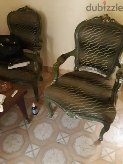صالون ٤ كراسي وكنبه