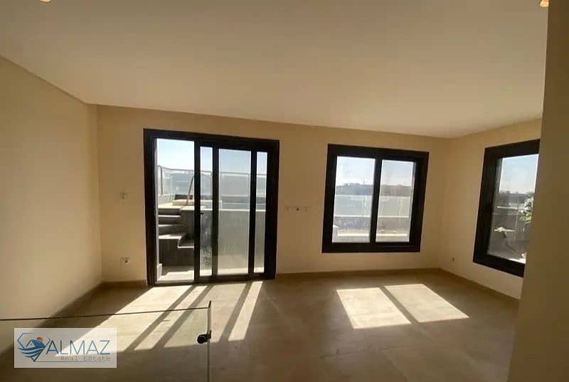 3 Bedrooms 160 sq.M Apartment for rent 25,000 EGP in Trio Gardens Compound, 5th Settlement