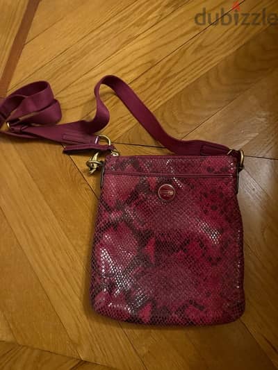 Coach Burgundy Crossbody
