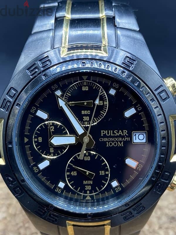 ساعه Pulsar Chronograph 100m 1