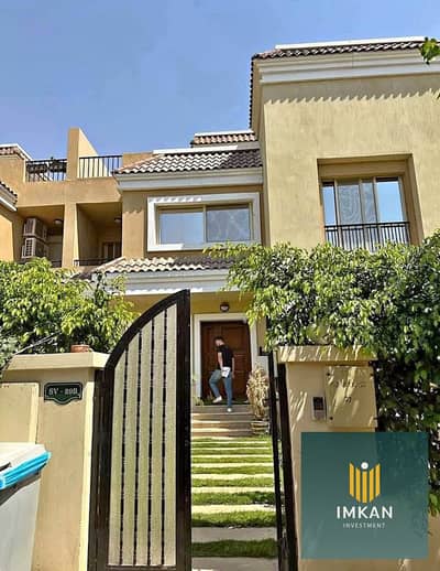Townhouse villa for sale in Garden with installment over 12 years in prime location, surrounded by Madinaty in the heart of the future in Sarai compound