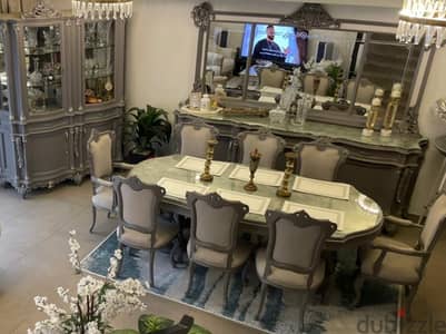 Dining table with 2 large cuboards سفره كامله