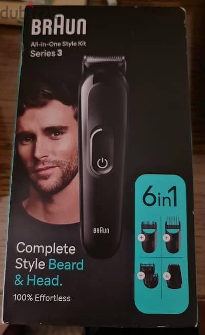 Braun 6 in 1 electric shaver series 3 rechargeable NEW