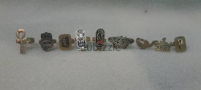 خواتم نحاسية فرعونية