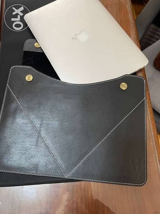 MacBook Genuine Leather Sleeve جراب جلد طبيعي للماكبوك 2