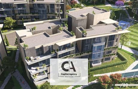 Apartment for sale in the heart of Zayed next to New Giza with 5% down payment and installments over 10 years in West Leaves with Al Attal Real Estate