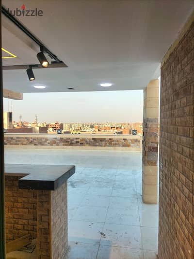 Rooftop 450 meters finishing high super lux view of the rooftop the Pyramids its address Al-Libini Haram at Awlad Rajab
