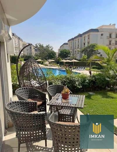 A villa (4 rooms) with a garden for sale in Mountain View 1 Compound, in front of Rehab and the Public Prosecutor's Office