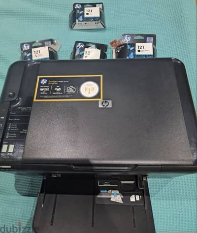 HP Inkjet F4583 طابعة متعددة الوظائف إنك جيت مع خراطيش استعمال للملء