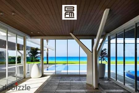 For VIP  Customer 7BR  Villa for rent  in Marassi  North Coast - Fully furnished  First Raw direct to the beach   Private beach  Private swimming pool