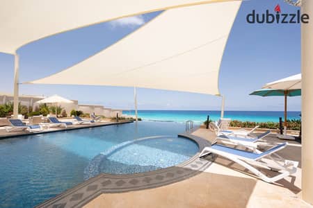 Villa Direct to the Sea with a private beach and private infinity pool in Marassi North Coast  Luxury Palace in Marassi   Next to New Alamein