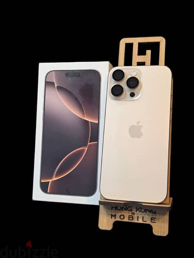 زيرو IPhone 16 Pro Max  بطاريه 100 ضمان سارى خالص ضريبه بسعر مميز