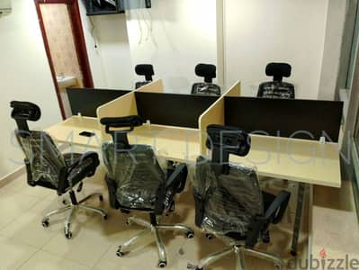 خليات عمل work station مكاتب موظفين متاح جميع المقاسات