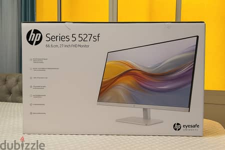 شاشة HP Series 5 527SF — حجم 27 بوصة، دقة FHD، أداء فائق وتصميم أنيق