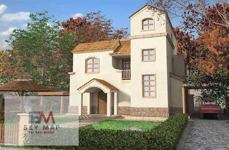 Villa for sale in Madinaty, detached villa, model X, special finishes and swimming pool