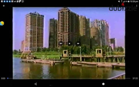 On the Nile directly, Hanora Tower, first commercial recreational tourism and administrative facade, 4000 m²