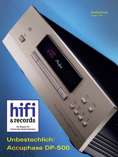 Accuphase DP-500 CD Player DAC &With an extra unit spare parts laser