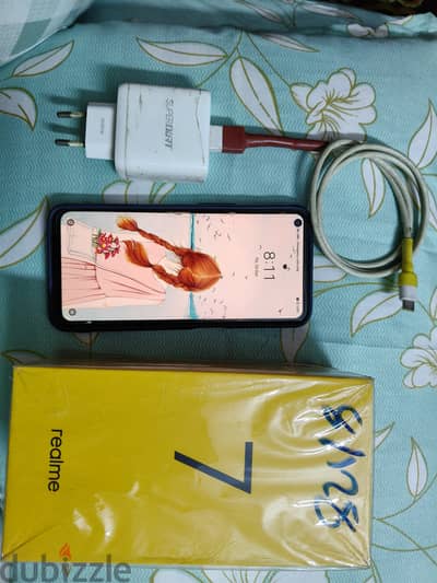 موبايل realme 7 استخدام خفيف لم يتم فتحه مسبقا