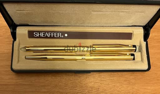 Sheaffer TRZ 70 Gold Electroplated/ طقم اقلام شيفر دهب