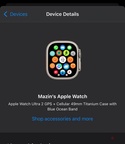 Apple Watch Ultra 2 GPS + Cellular 49mm Titanium Case with Blue Ocean