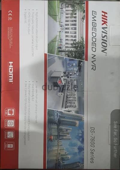 Hikvision NVR + 6 IP color cameras + 8TB HDD