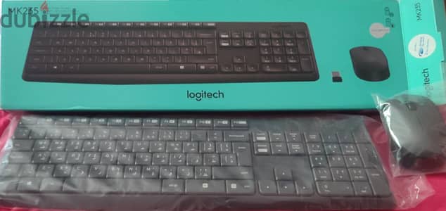Logitec MK235 باندل كيبورد وماوس لاسلكي