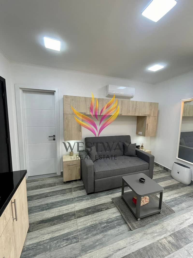 1 Bedrooms 35 sq.M Apartment for rent 25,000 EGP in The Courtyards Compound, Sheikh Zayed