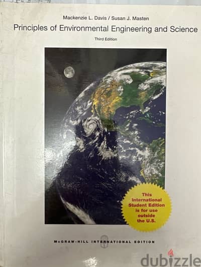 principles Of Environmental Engineering and Science, third edition