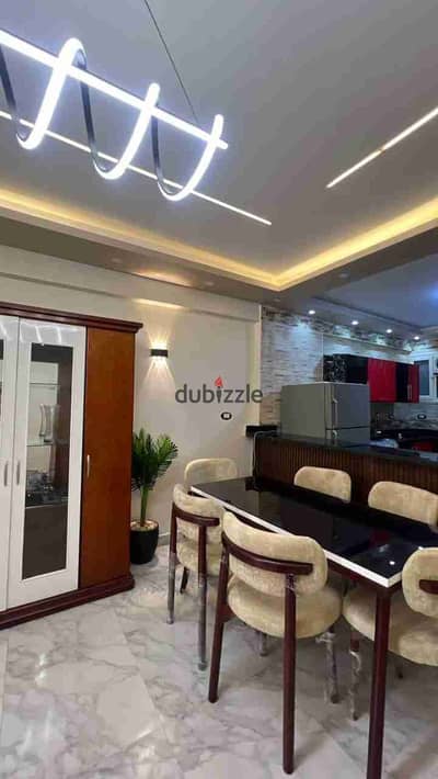 Furnished apartment for rent in Maadi, Street 9, in front of the metro station