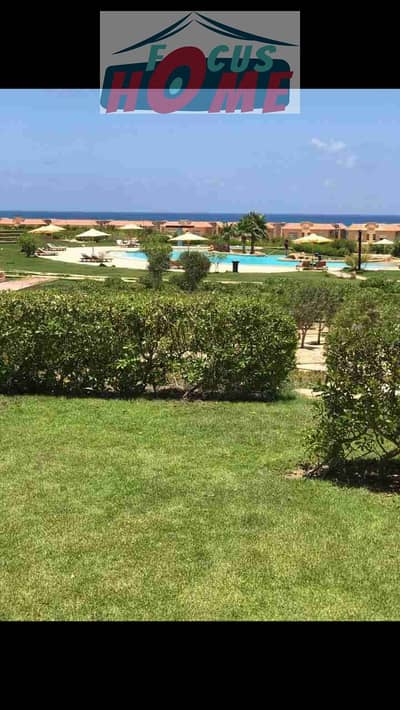 شالية أرضي للإيجار علي البحر في تلال السخنة امام حمام السباحة Chalet for rent in telal El Sokhna